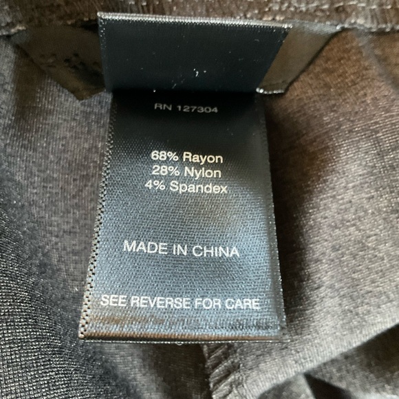 Ali Miles Black Pull On Ponte Stretch Pants Plus Size 2X NWT Office Business - Picture 6 of 7